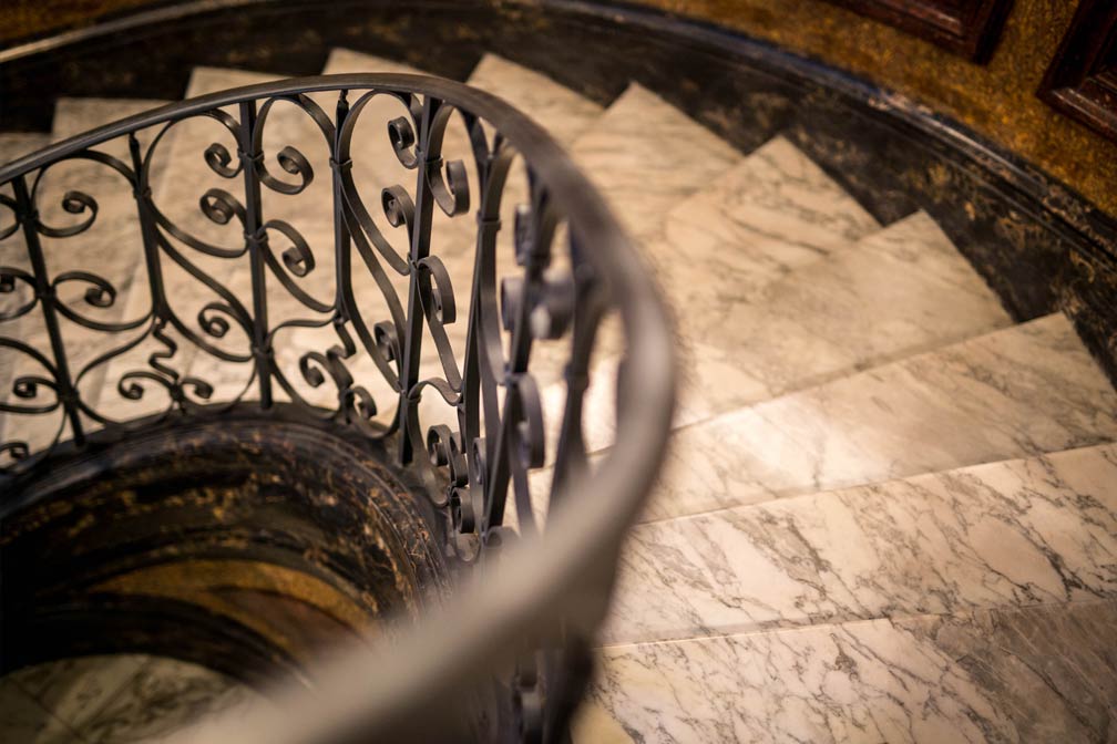Escalier de l'étude LBMB, 25 avenue Marceau